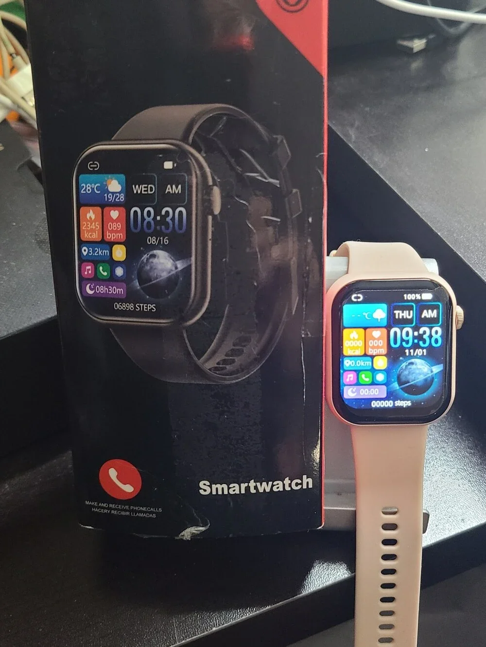 Smart Watch (Answer/Make Call) 1.85inch - PINK